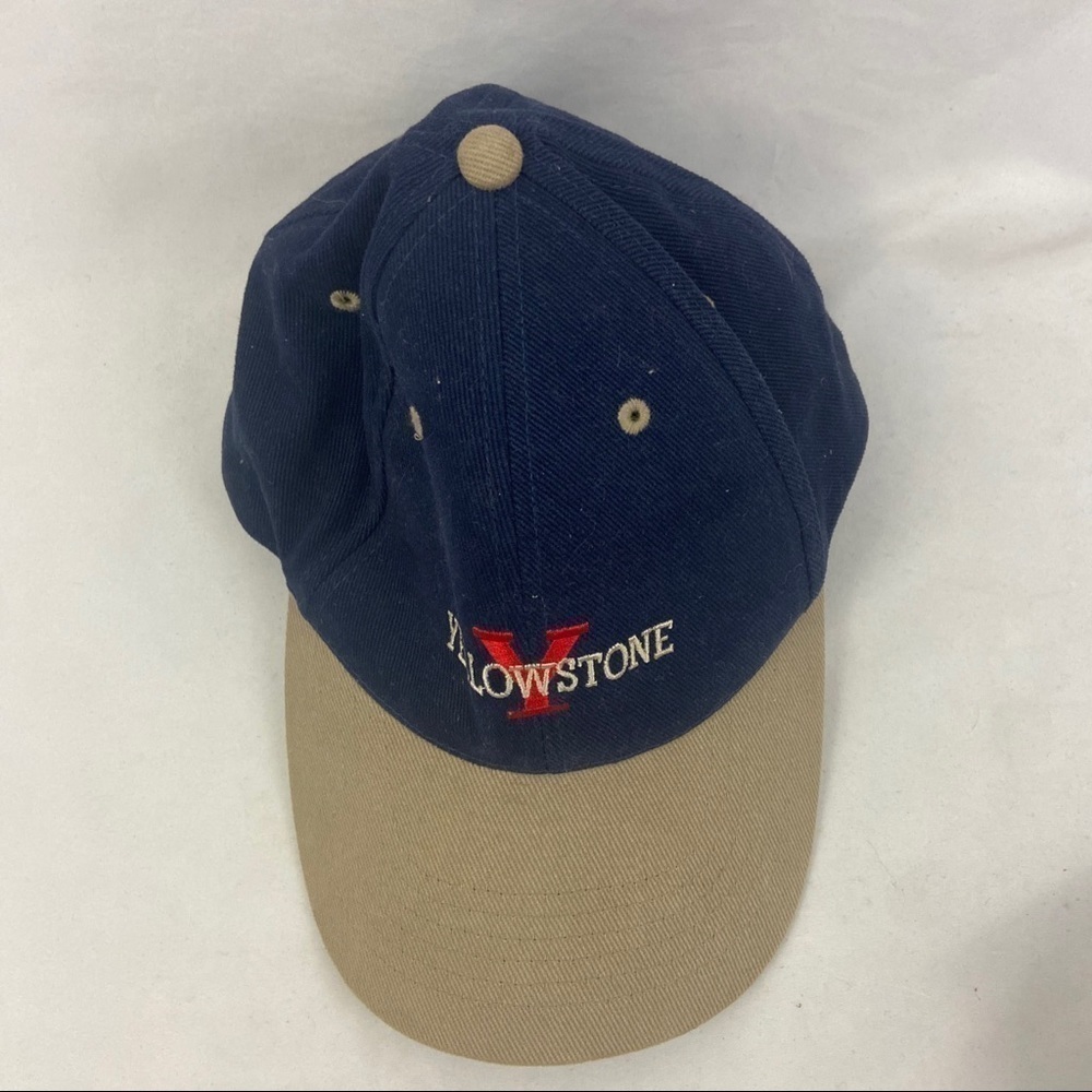 Vintage Yellowstone National Stone Navy Blue Hat - Picture 3 of 8